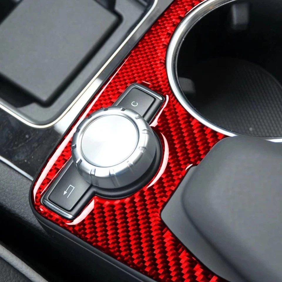 Mercedes C-Class W204 Carbon Fiber Console Trim