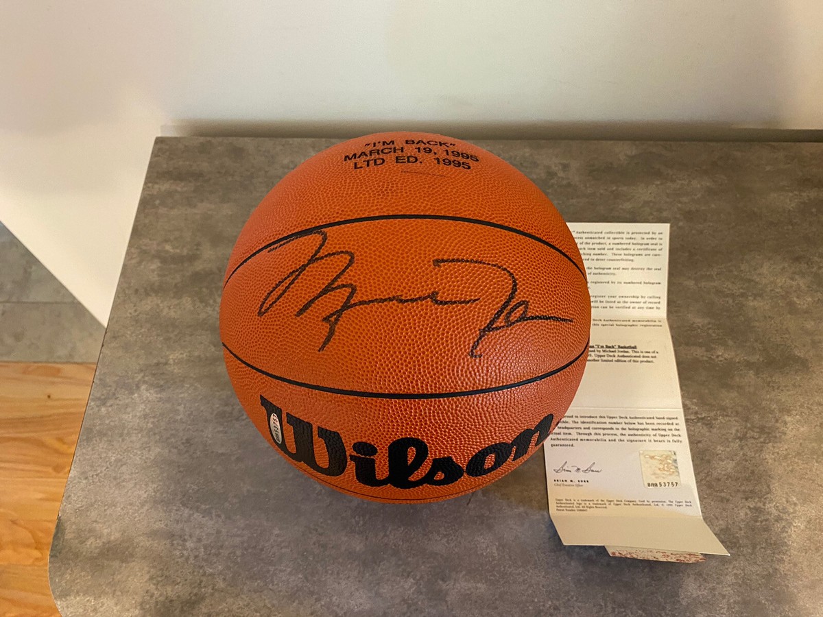 Michael Jordan UDA Upper Deck Signed Autograph Michael Jordan UDA Upper Deck Signed Autograph