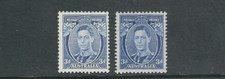 AUSTRALIA 1937-46 KGVI (Scott 170) 3d blue 2 different shades VF MNH L1 z20