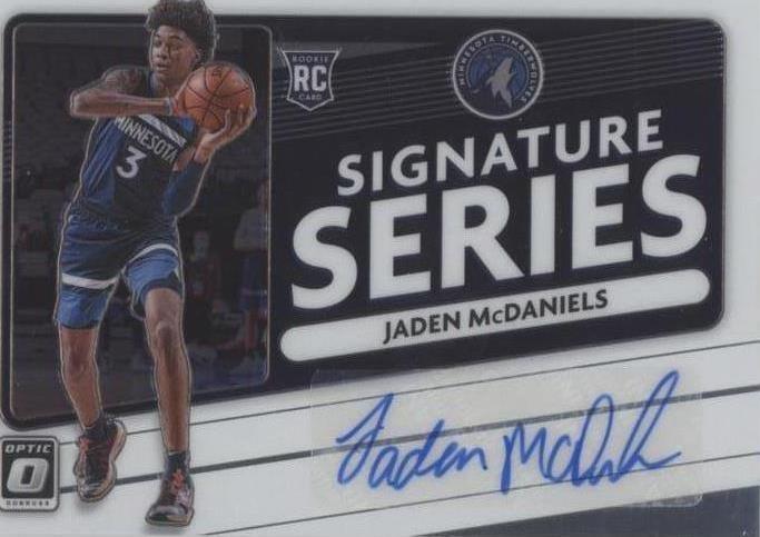 2020-21 Panini Donruss Optic - Jaden McDaniels #SS-JMC for sale | eBay
