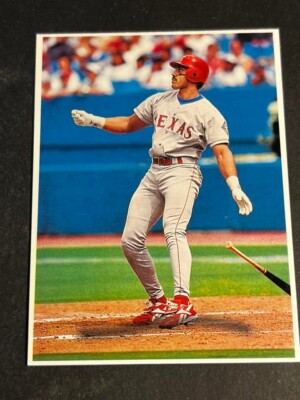 Box 11: 1997 Stadium Club MISSING FOIL BORDERED  PROOF Juan Gonzalez