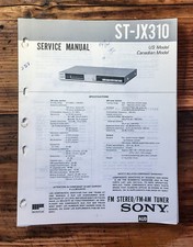 Sony ST-JX310 Tuner Service Manual Original 