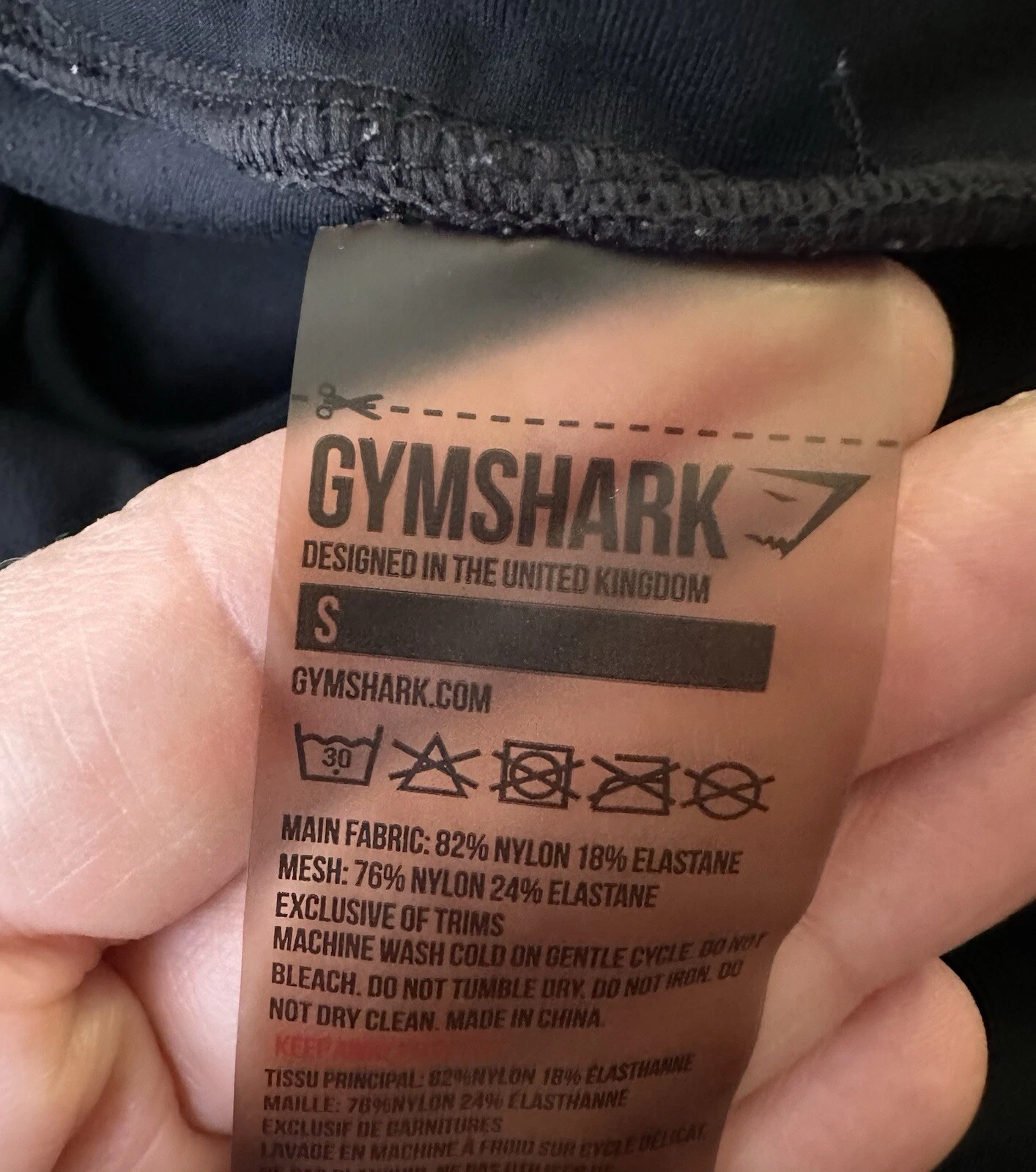 gymshark skinny athletic logo gym leggings