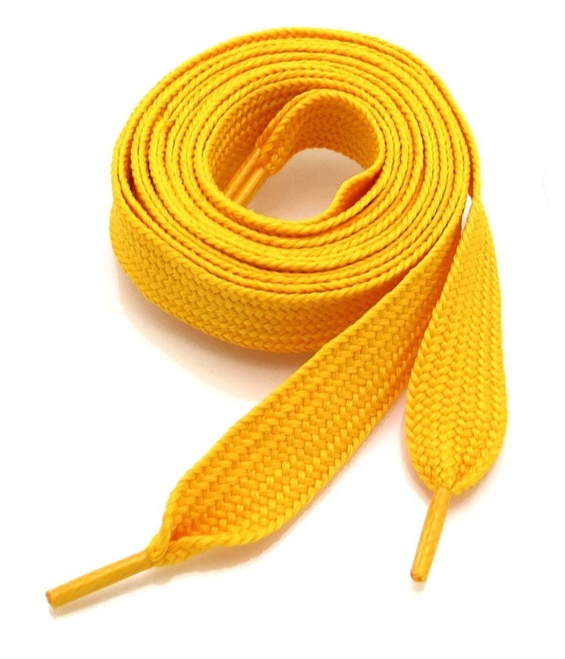 Fat Shoelaces Thick Flat 3/4" Wide Shoelaces Solid Color for All Shoe