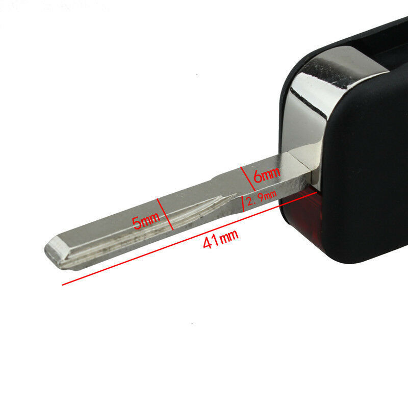 jingyuqin Flip Folding Car Case Remote Key Shell For Mercedes Benz SLK E113 A C E S W168 W202 W203 HU64 Blade 1/2/3/4 Button - 34