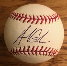 ANDREW CASHNER Autographed Signed RAWLINGS OML Baseball KG Sports Mem COA