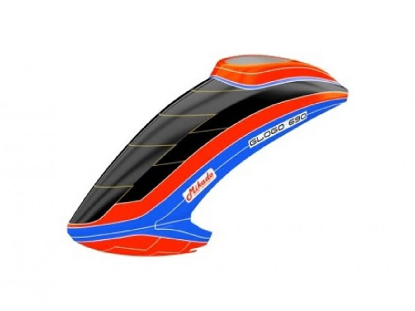 Canopy GLOGO 690 SX, neon-orange/blue (05249)
