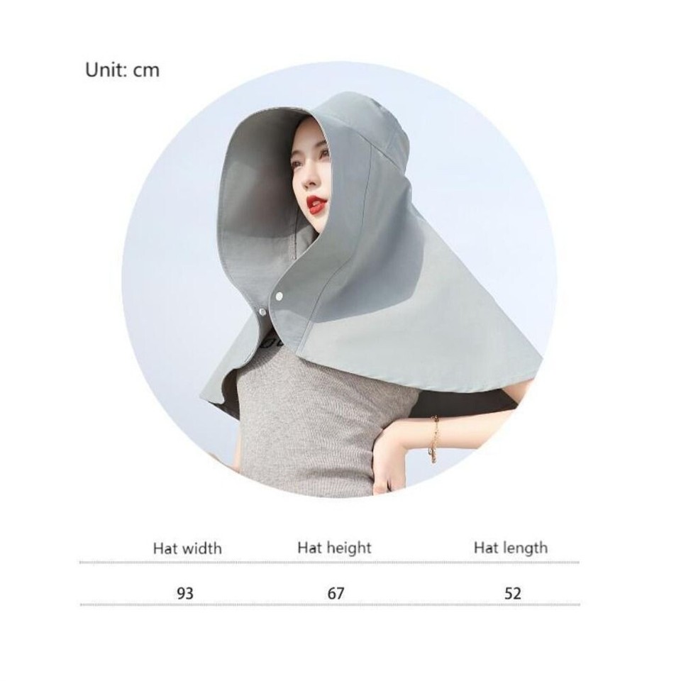 Neck Guard Shawl Sun Hat AntiUV Sun Protection Cap Bucket Hat Surprise