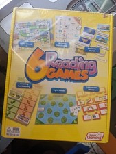 JUNIOR LEARNING 6 READING GAMES Kindergarten AGE 5 SEALED Common Core