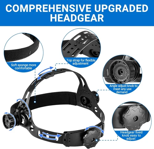 True Color Solar Powered Auto Darkening Welding Hood Helmet for TIG MIG ARC - Picture 4 of 15