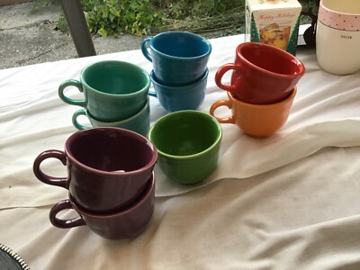New Fiesta ware cup choice color aqua, eggplant, blue, lime green Choice of 1