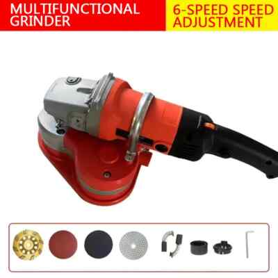Three-Head Ground Grinder Rough Planer Grinder Handheld Concrete Wall Renovation