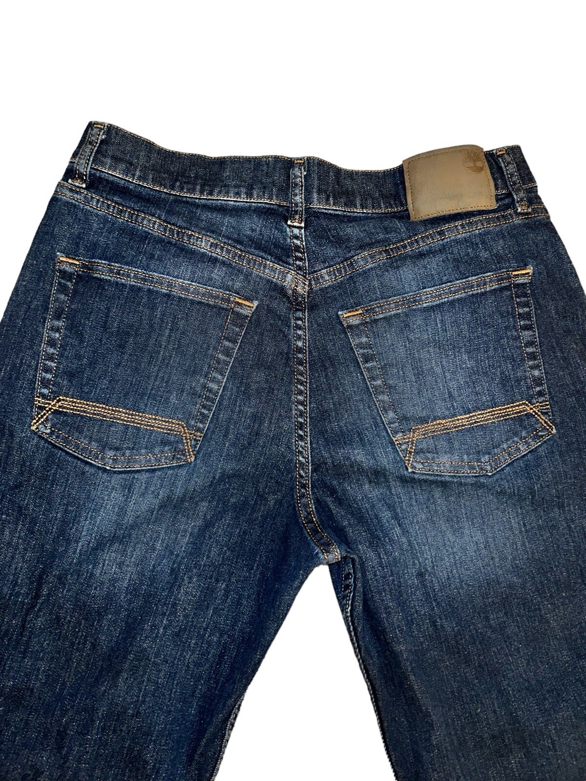 Timberland Jeans Men's RN 76382 Blue Straight Leg Cotton Blend Size 32 X 32