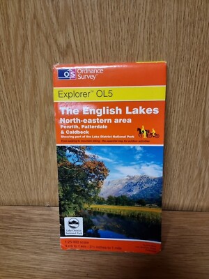The English Lakes: North Eastern Area (E... by Ordnance Survey Sheet map, (D5)