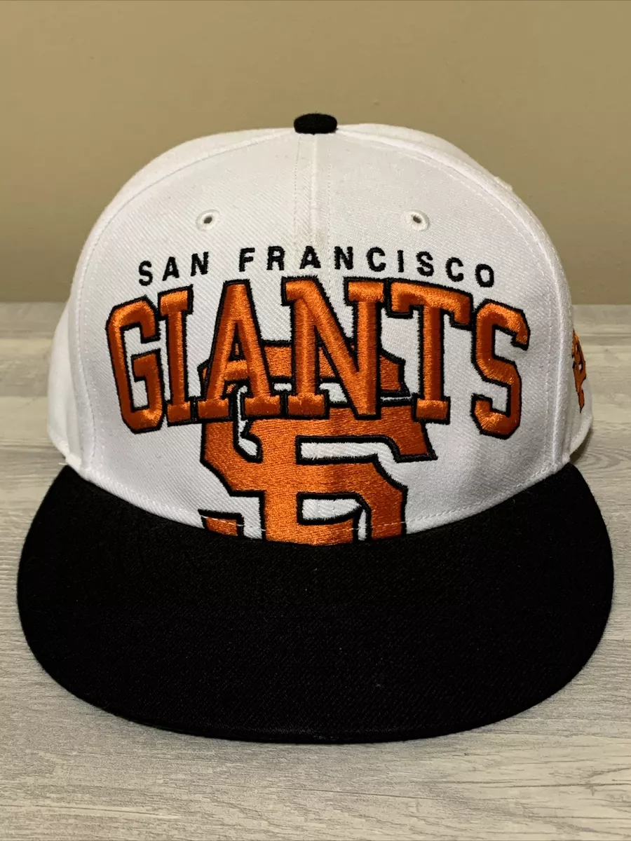 MLB San Francisco Giants Hat Cap Snapback Black White Embroidered