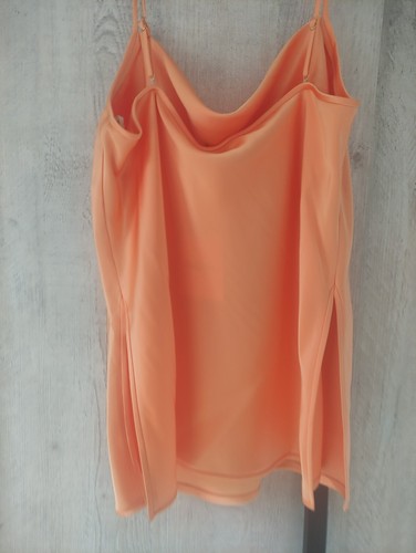 NANUSHKA spaghetti strap satin top , Orange Size: XL NEW With Tags ! - Picture 4 of 21