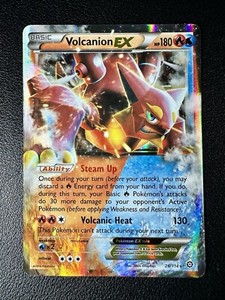 Pokémon TCG Volcanion-EX Steam Siege 26/114 Holo Ultra Rare