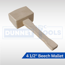 Wooden Carpenters Mallet Beech 4 1/2” Mallet Tapping Joints Woodworking Carving