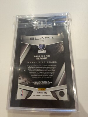 Desmond Bane RC 25シリ Desmond Bane RC SSP /25!! 2020-21 Panini Black DIAMOND AWE