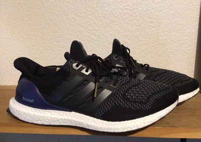 Men's Adidas Ultra Boost 1.0 OG Sz 10 Core Black Gold Metal Purple B27171  Kanye 665215003118 | eBay