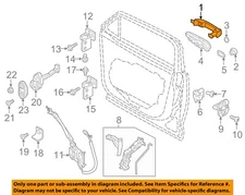 CHRYSLER OEM 15-22 Renegade Rear Door Lock Hardware-Handle, Outside 6QM61LXHAA