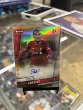virgil van dijk 2019-20 Topps Finest Auto 48/50