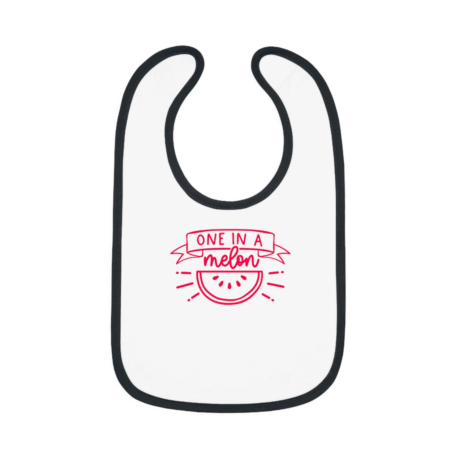 Cute Baby Bib - One in a Melon, Baby Shower Gift, Soft Jersey Bib, Fun [...]