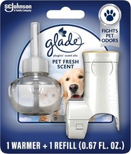 Air Freshener Plug In Refill Starter Kit Pet Fresh Scent Warmer Home Bathroom