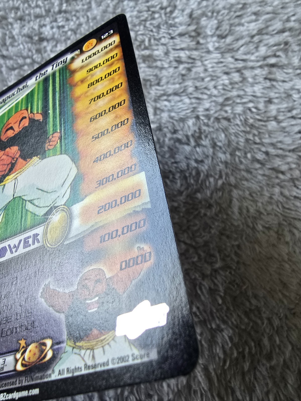 DBZ Dragon Ball Z Chapuchai, The Tiny 123 CCG Unlimited World Games Saga MP