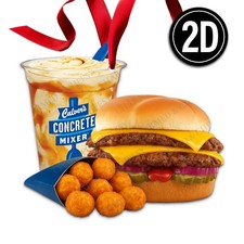 Culvers Acrylic Christmas Ornament ButterBurger Fast Food Restaurant Gift 065