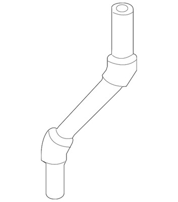 Genuine Mitsubishi Filler Hose 8260A218
