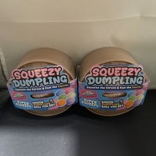 2 Viral MYSTERY DUMPLINGS Squeezy Dumpling Squishy New Sealed