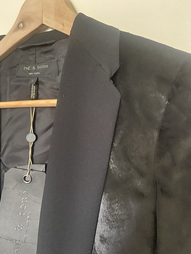 Rag & Bone NEW Black Blazer Jacket XXS Great For Casual/Special Occasions - Picture 5 of 7