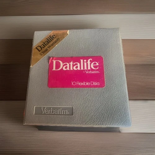 Case Of 8 Inch Floppy Disks Variety  Of 10 Disks Per Case, Maxell Data-life Etc.