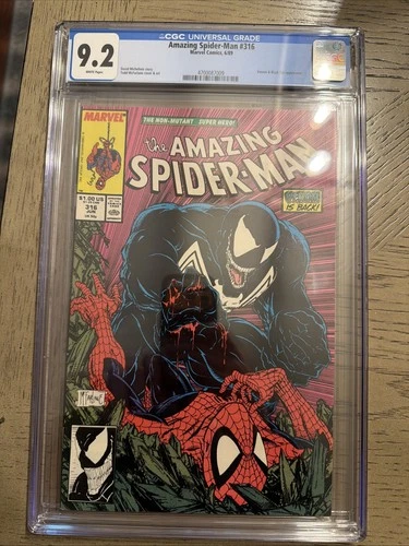 The Amazing Spider-Man #316 Cover Appearance of Venom CGC 9.2 GRADED