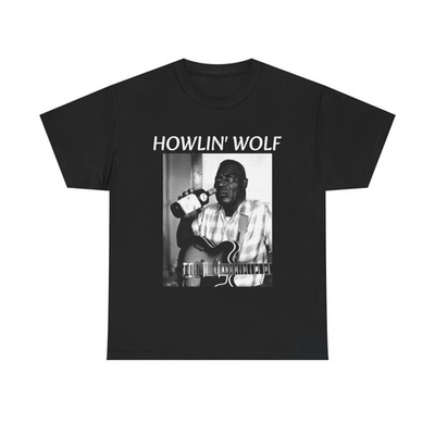 #ad Howlin Wolf Retro Graphic T Shirt NEW ADULT TEE $16.99