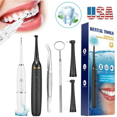 Electric Teeth Cleaner Dental Calculus Remover Scaler Tooth Cleaning Tools