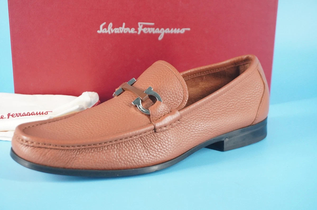 Salvatore Ferragamo Grandioso leather loafers size 10 color Brown Ferragamo - Grandioso Brown Sugar Suede Loafer | Mitchell Stores main image 4