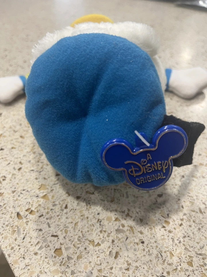 复古华特迪士尼世界唐老鸭 11 英寸毛绒手偶迪士尼乐园 — 第 3/4 张图片