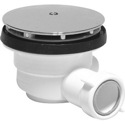 PILETTA SIFONATA PER PIATTI DOCCIA IN PVC DM 120 Diam 90 foro grande