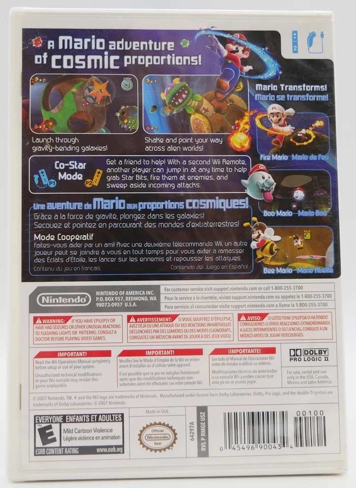 Super Mario Galaxy | Nintendo Wii | eingeschweißt NEU SEALED - Bild 2 von 2