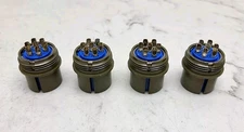 4 Pack Amphenol 7 Pin Connector 16S-1SF 16S-1SR *New See Pictures For Details 