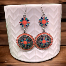 2.45 Earring Set Bohemian Retro Tribal Ethnic Dangle Drop New Free Ship B8911