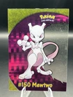 Pokemon TCG Mewtwo #150 Topps Clear Series  PC3 Nintendo Rare TV Animation