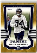 2017 Panini #159 Malik McDowell Gold #/10