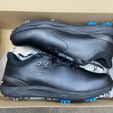 Under Armour UA Drive Fade Golf Shoes Mens Waterproof Black SIZE UK11