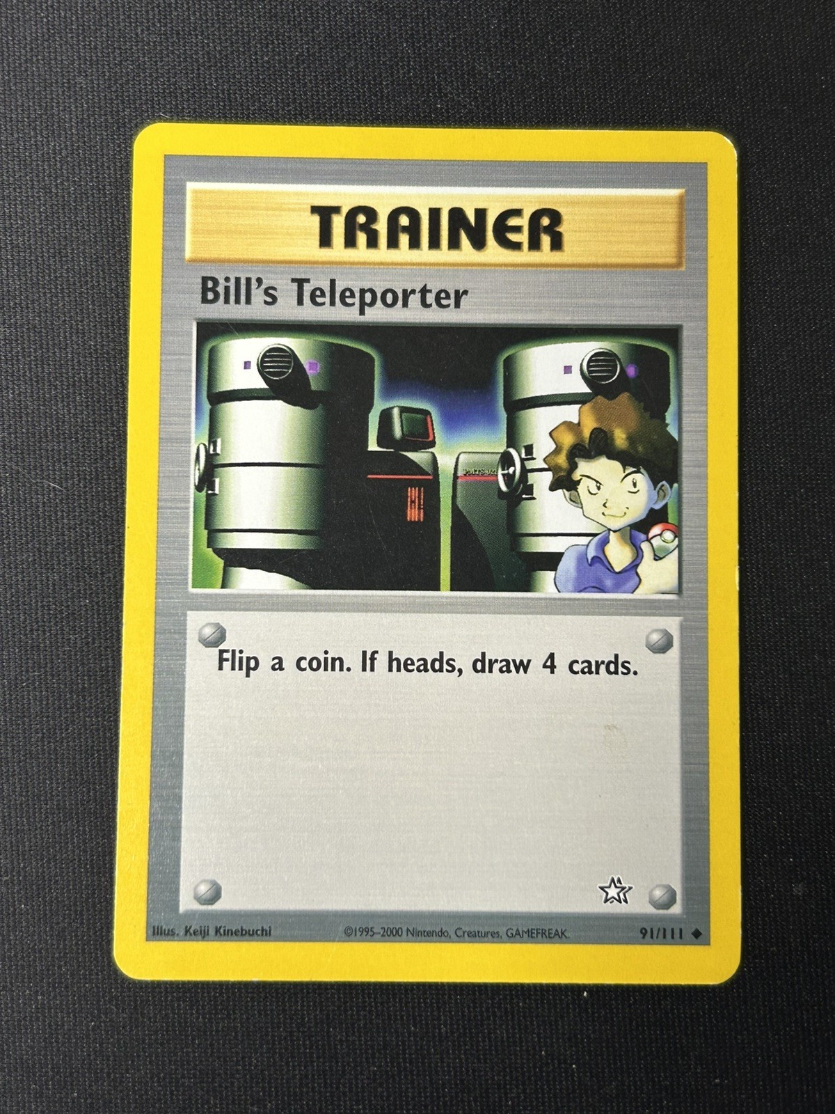Pokemon Bill's Teleporter Neo Genesis 91/111 Unlimited Uncommon Card WOTC LP