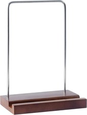 Record Display Stand - Solid Wood Vinyl Album Stand, Fits Any Size Record
