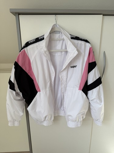 Snipes windbreaker blouson Jacke weiß schwarz rosa XS - Bild 2 von 6