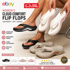 Women Orthopedic Sandals Arch Support Recovery Flip Flops Cloud Comfort Beach